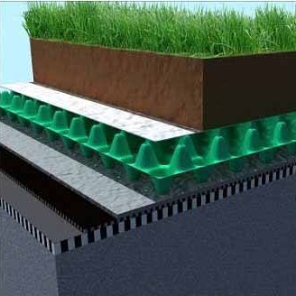塑料排水板 大连HDPE塑料排水板 凹凸排水板厂家直销塑料排蓄水板 金业土工