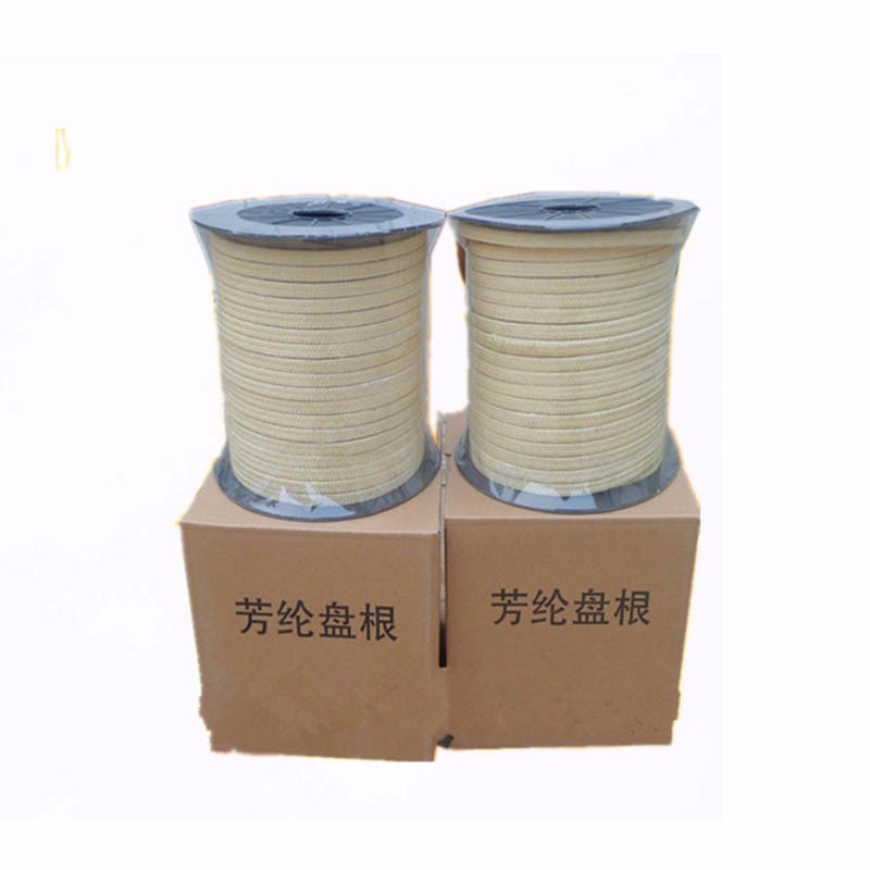 耐酸碱芳纶盘根 一级纤维填料 热销 优质无油芳纶纤维盘根2