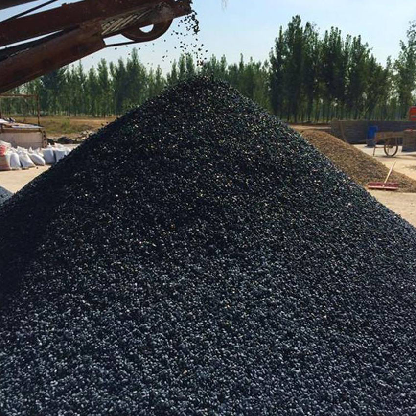 鄂州黑色白色灰色1-15mm砾石园林铺路滤水材料 福临源石砾规格全数量多7