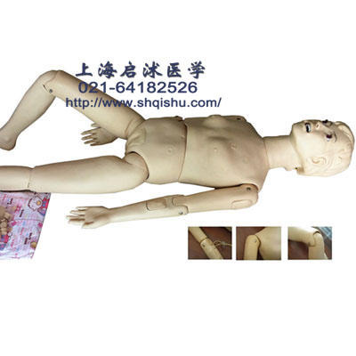 上海启沭护理操作技能训练模拟人 H2S 护理操作人体模型 QS