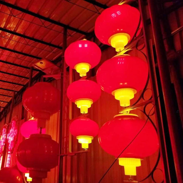 中国结 LED红灯笼 多种尺寸可选 节日彩灯 户外灯笼 路灯挂件中国结 厂家直销4