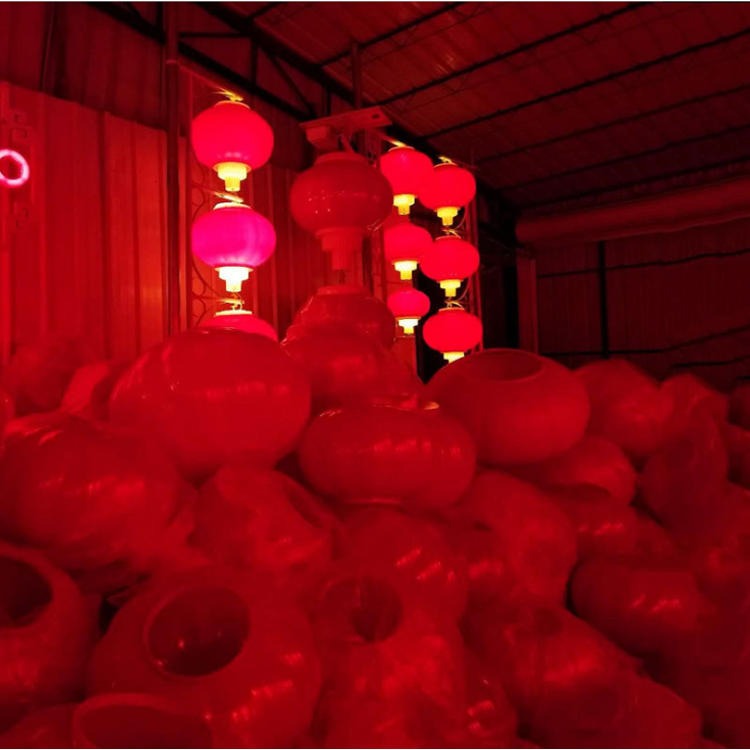 中国结 LED红灯笼 多种尺寸可选 节日彩灯 户外灯笼 路灯挂件中国结 厂家直销3
