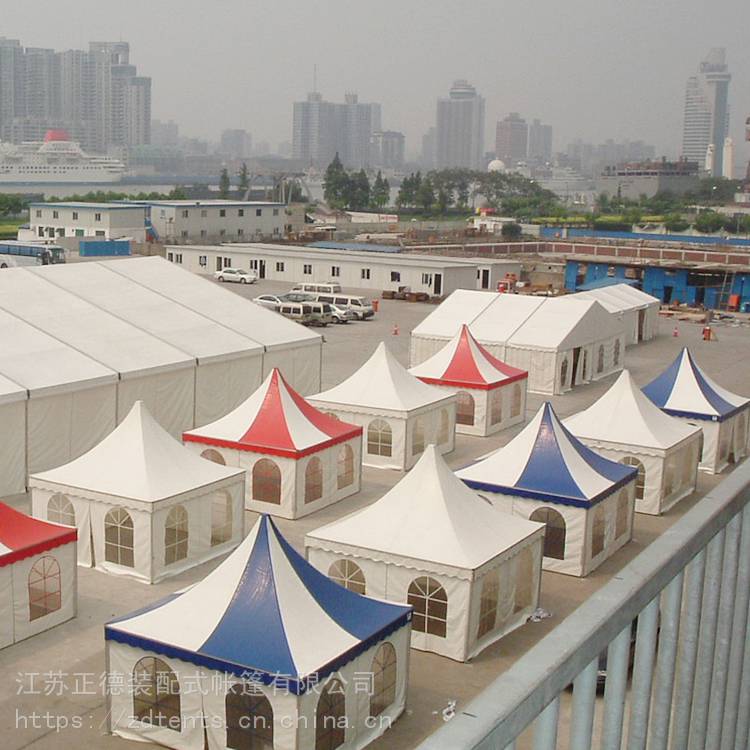 正德 展览帐篷 小型四角顶帐篷 多种尺寸可选 欧式尖顶篷房2