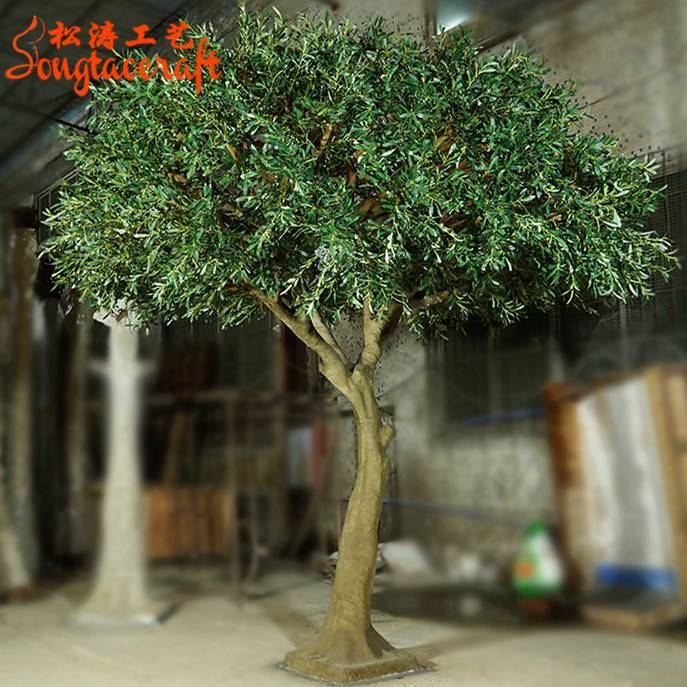 广州厂家直销 大型仿真橄榄树 特殊景观树 仿真组合树 橄榄树组合 广场包柱假树1