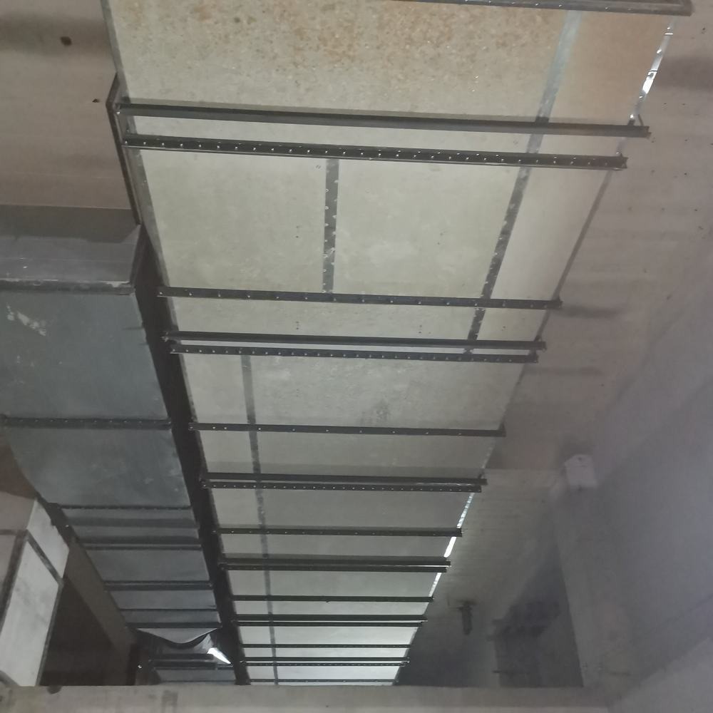硅酸钙板 大型地下商场 纤维增强硅酸盐防火板 耐高温通风管道 耐火极限水泥板风管