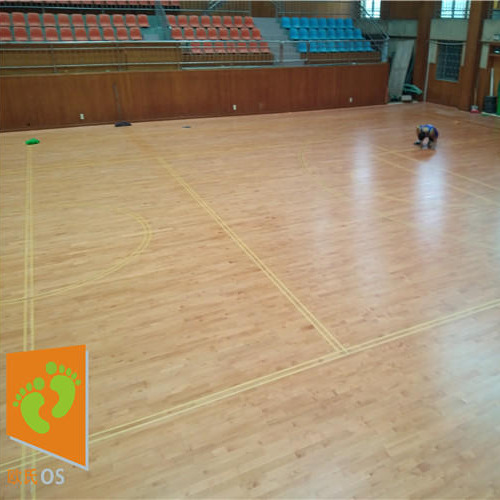 保定运动场木地板价格_室内体育运动木地板_欧氏地板 实木地板3