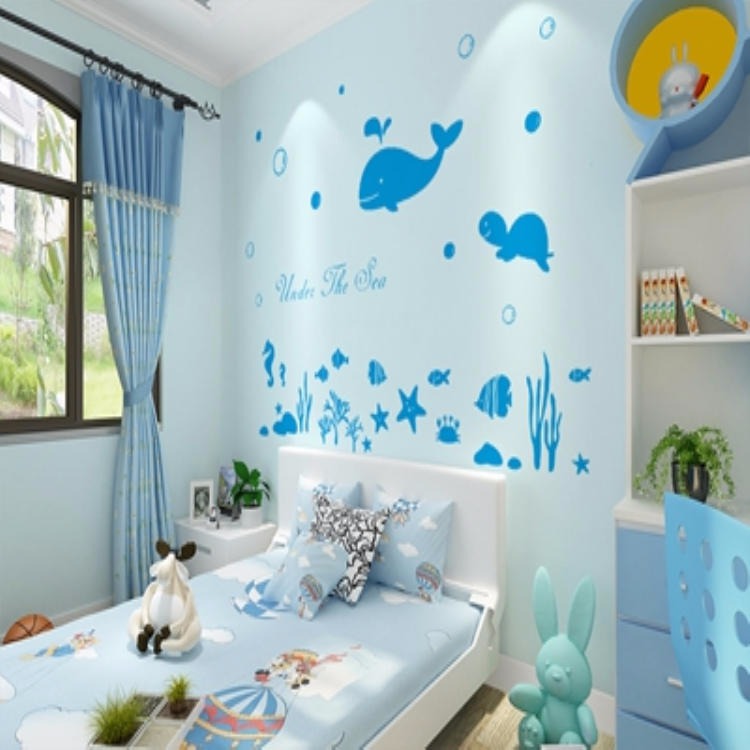 水性涂料 儿童房壁纸硅藻泥镂空印花模具 液体墙纸印花模具 大型壁画液体壁纸丝网印花模具3