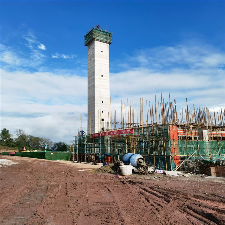 新建砖烟囱35年金蜘蛛高空承接80米自立式钢烟囱新建方案设计施工6