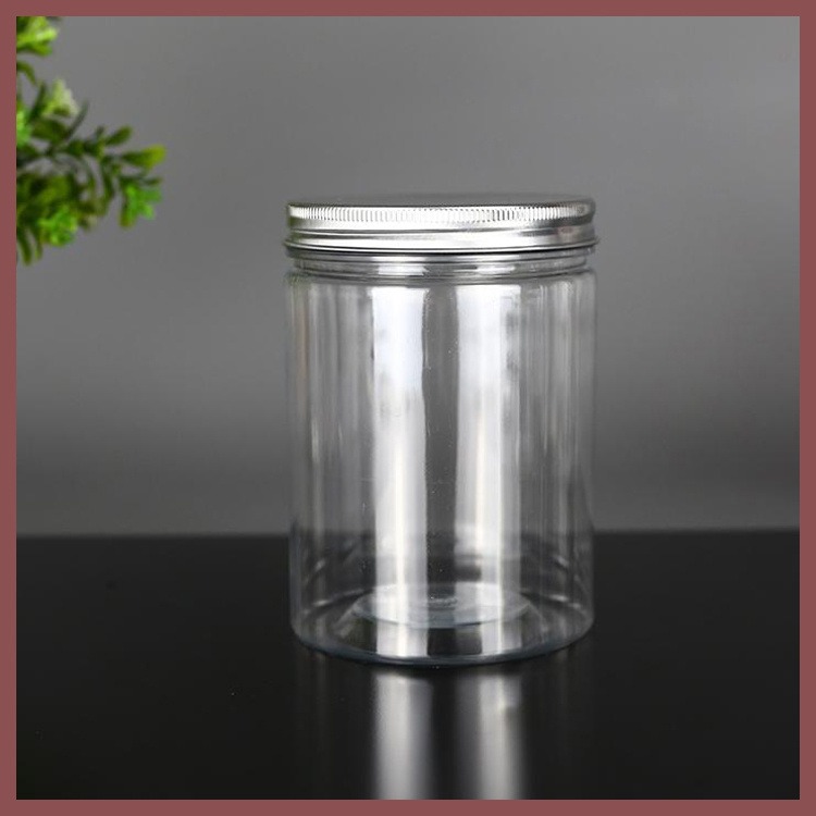东鹰 600ml塑料蜂蜜罐 透明易拉罐瓶 圆形塑料食品罐