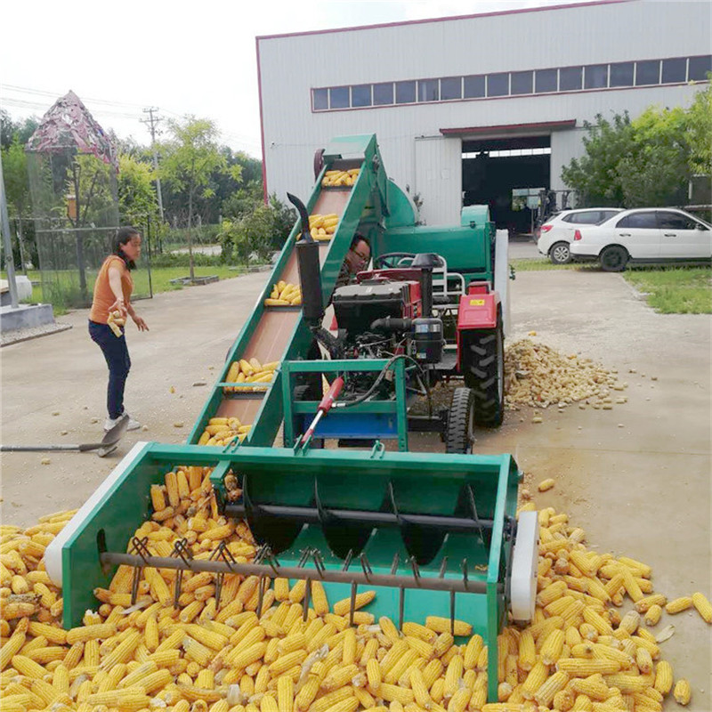 全自动玉米脱粒机大产量苞米脱粒机现货供应 新型农用粮食加工设备9