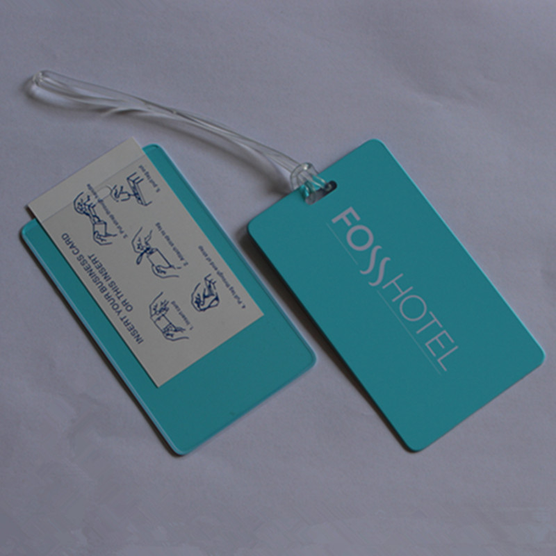 全新PVC材料制作 提供塑料印刷行李牌 创意行李吊牌行李牌定制2