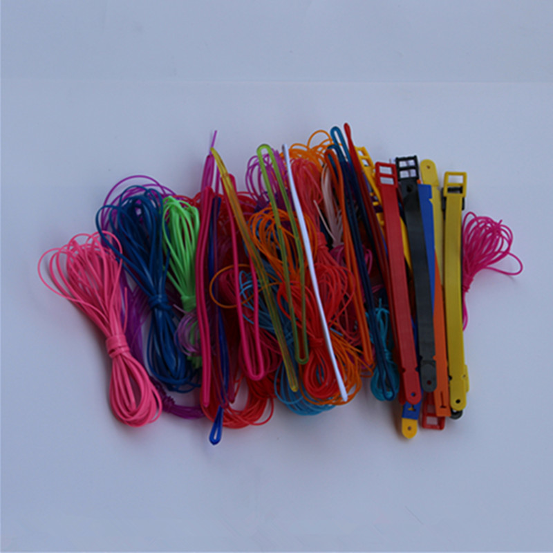 行李挂绳软胶吊带颜色定制 箱包配件 东莞厂家大量生产PVC透明绳2
