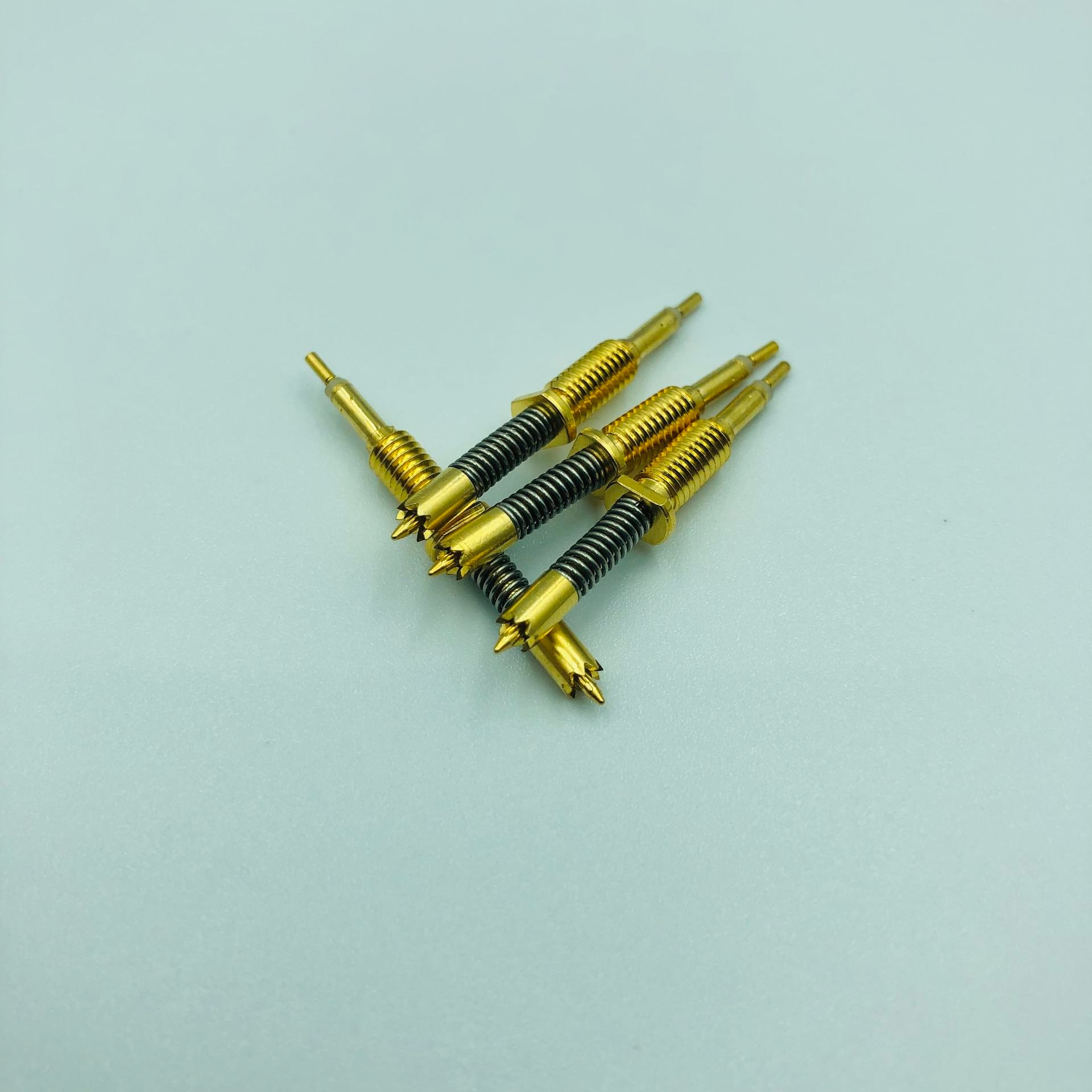 电子五金材料 出售优质同轴电流电压针螺纹针