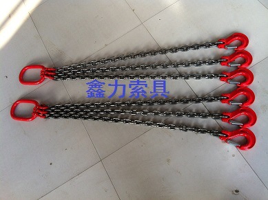 厂家生产80级链条吊索具 起重环形链条吊索具 3腿成套吊索具2