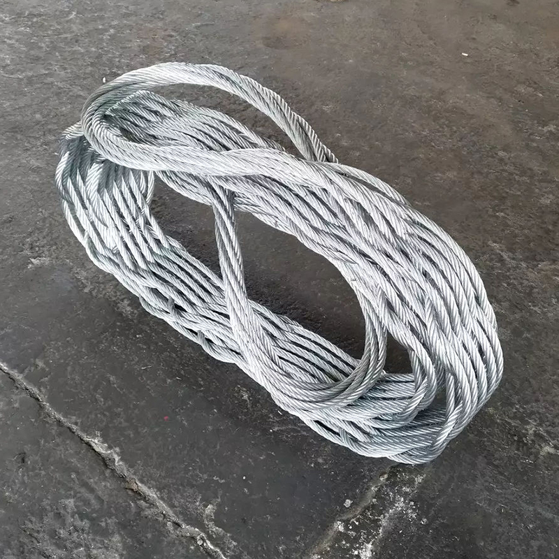 天网索具钢丝绳吊带手工编制吊索具起重索具钢丝吊带接头编制钢丝绳2