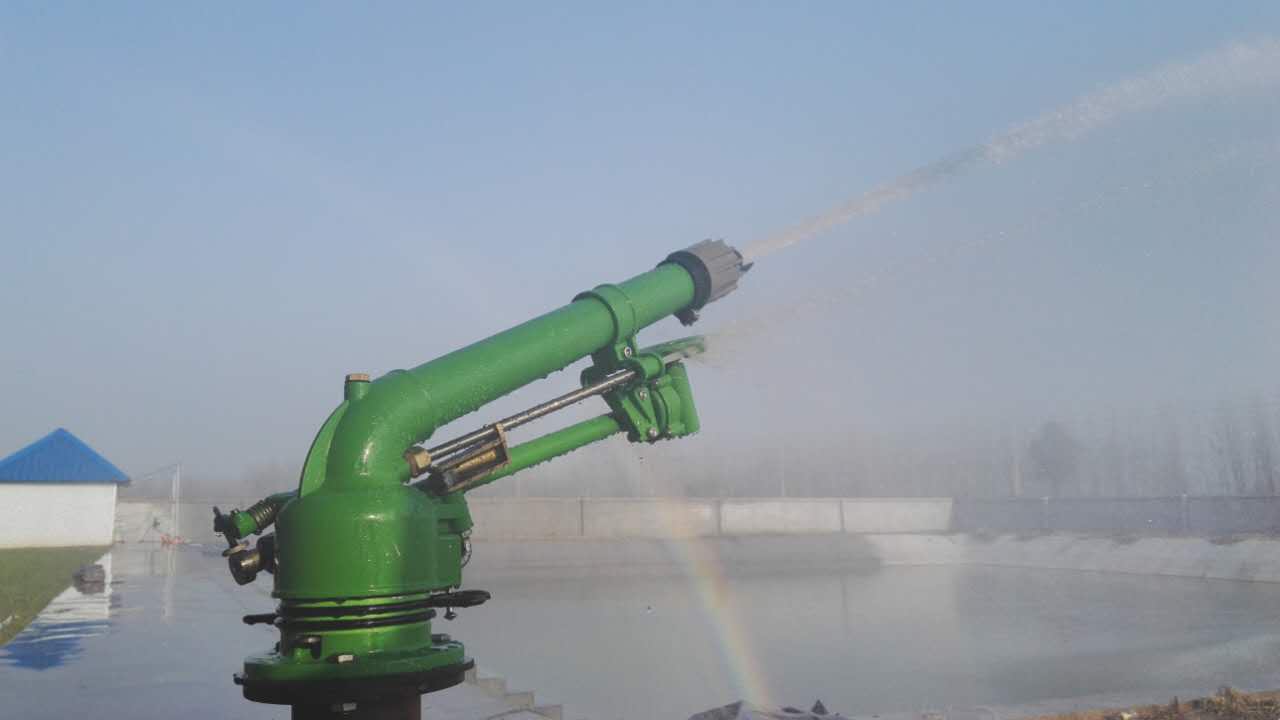工矿除尘HY-70 煤场洒水 涡轮蜗杆喷水除尘 降水降尘降温大喷枪3