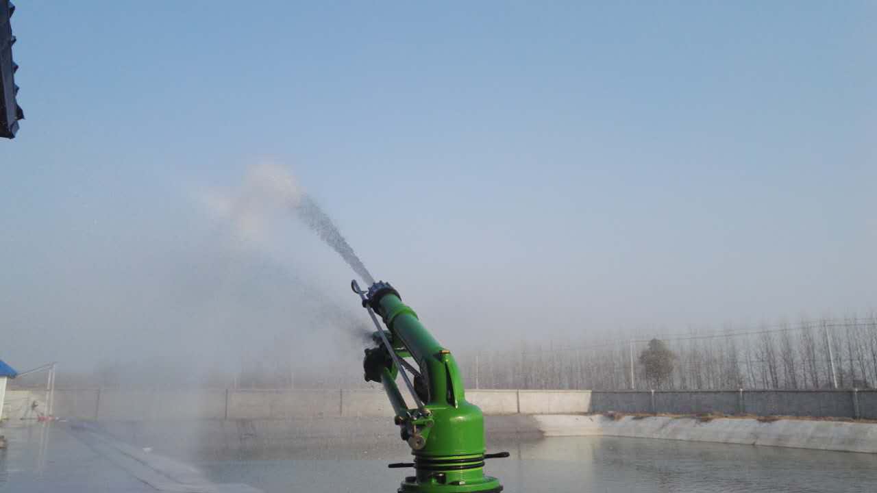 工矿除尘HY-70 煤场洒水 涡轮蜗杆喷水除尘 降水降尘降温大喷枪1
