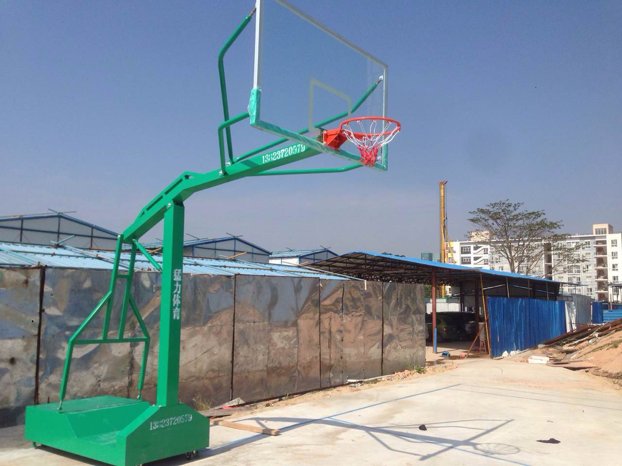篮球架、球板、球框、球网 移动式篮球架地埋式篮球架成人篮球架深圳篮球架厂家1