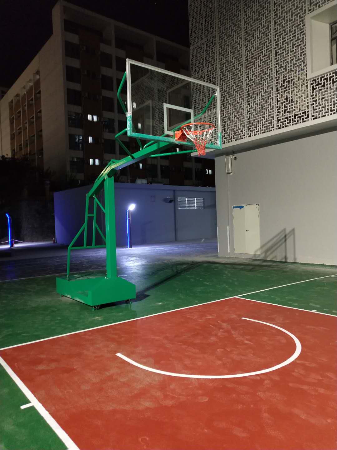 移动式篮球架丁字篮球架箱式移动篮球架沙井篮球架价格 篮球架、球板、球框、球网5