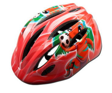 LED儿童骑行头盔 一体成型 安全头盔儿童轮滑头盔骑行头盔3