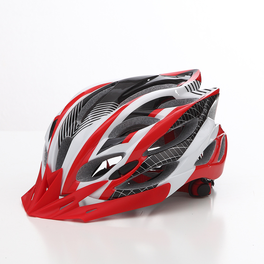 2018新款山地车骑行头盔 超轻一体成型头盔 自行车头盔护具4