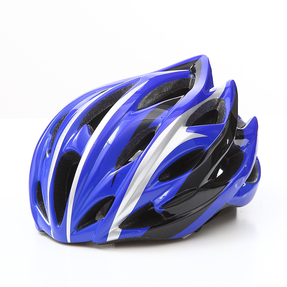 工厂直销一体成型自行车头盔骑行头盔公路头盔带防虫网6