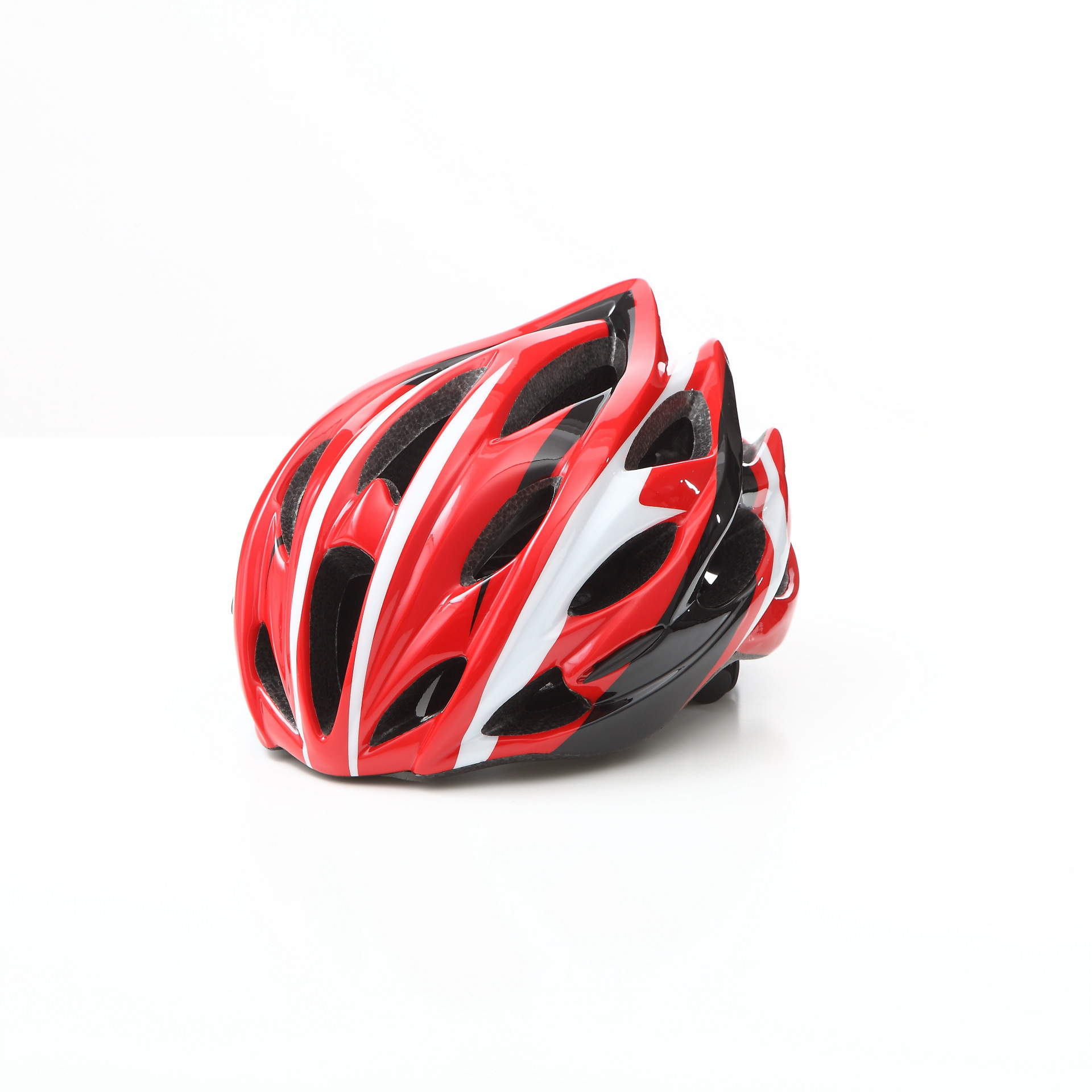工厂直销一体成型自行车头盔骑行头盔公路头盔带防虫网4