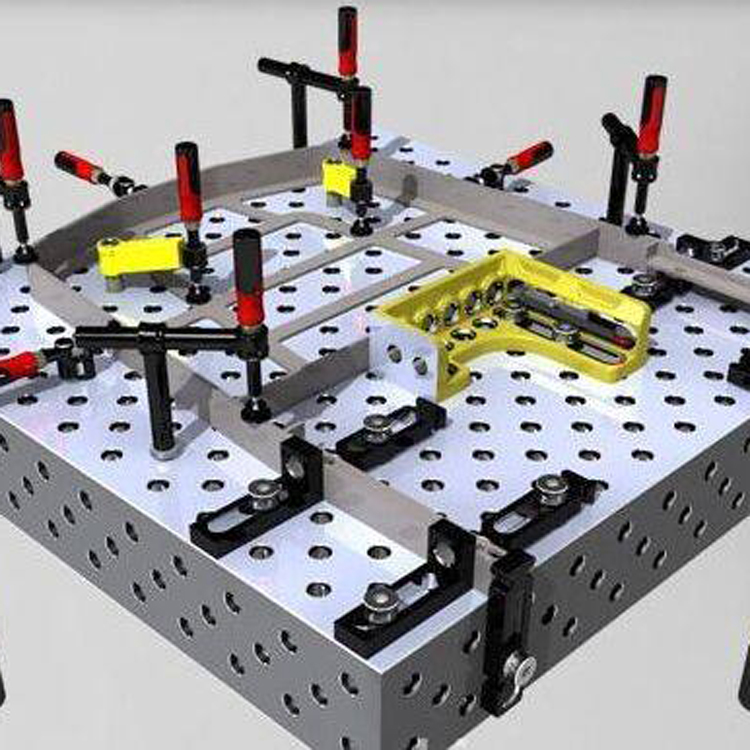 柔性焊接工装组合平台 驰昊 多孔工装平台 厂家供应 三维柔性焊接平台3