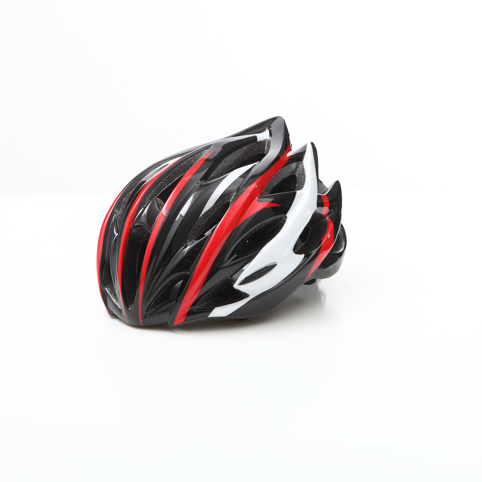 工厂直销一体成型自行车头盔骑行头盔公路头盔带防虫网1