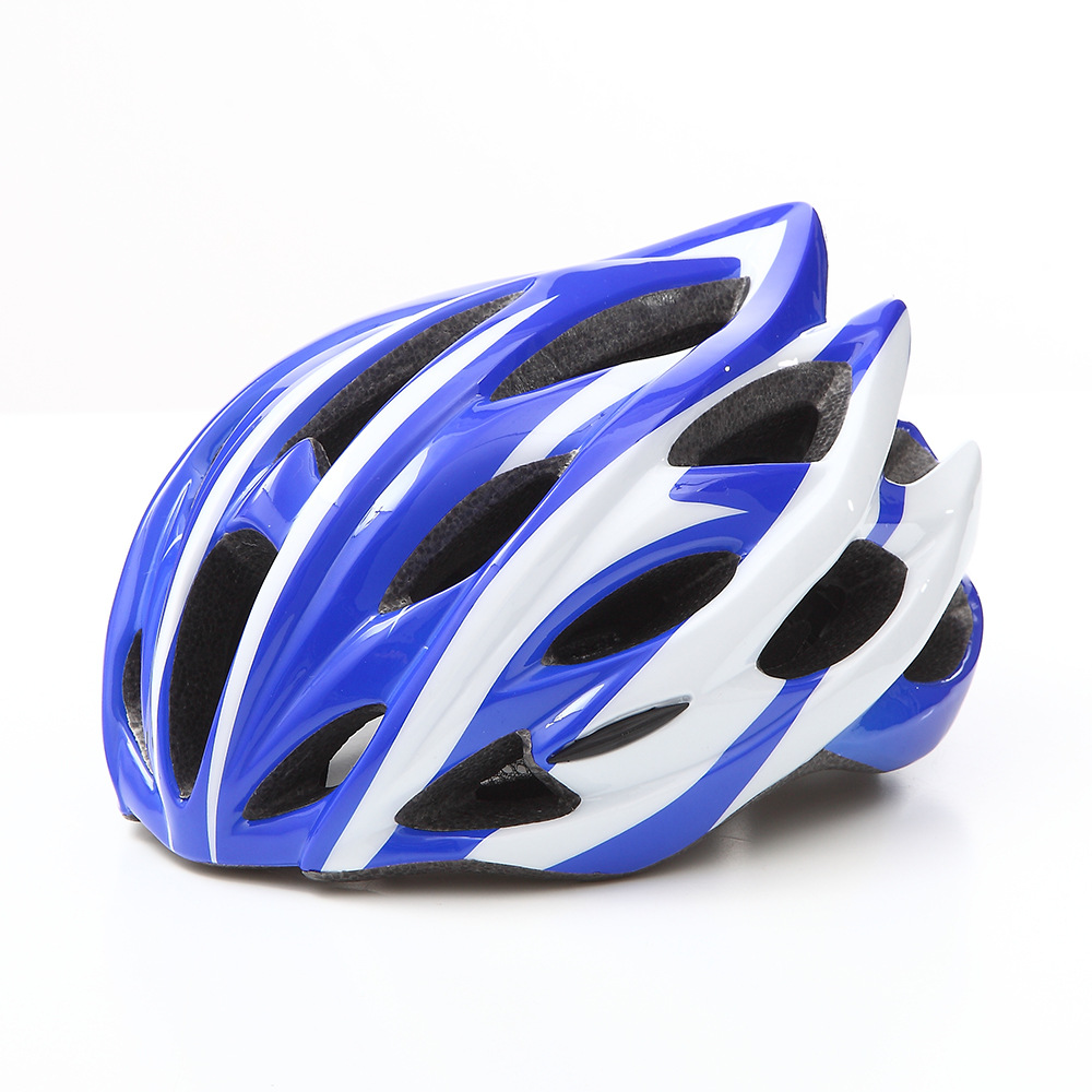 工厂直销一体成型自行车头盔骑行头盔公路头盔带防虫网7