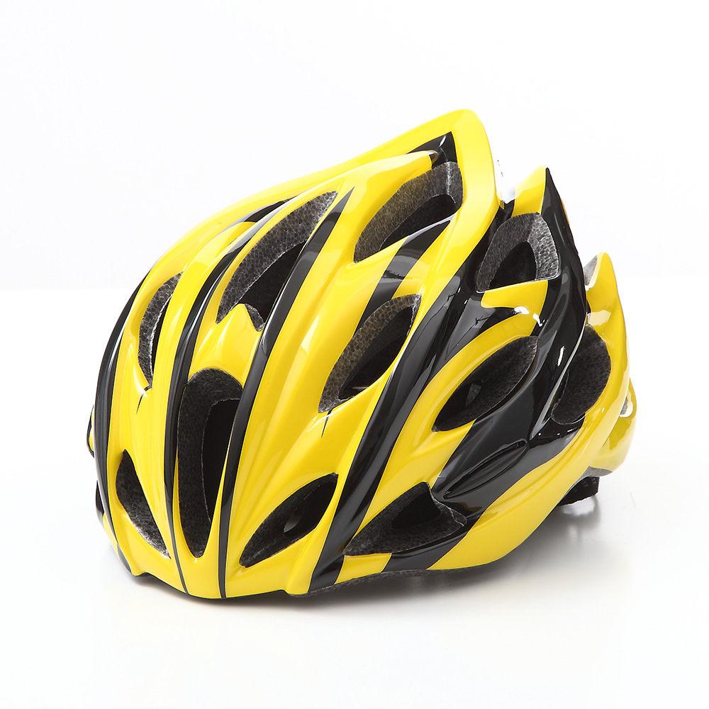 工厂直销一体成型自行车头盔骑行头盔公路头盔带防虫网9