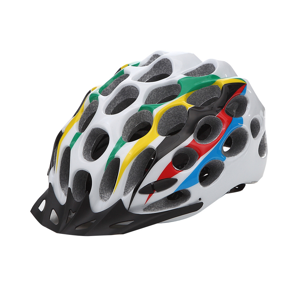 蜂窝高强度超透气多孔超轻户外骑行防护型头盔公路自行车头盔