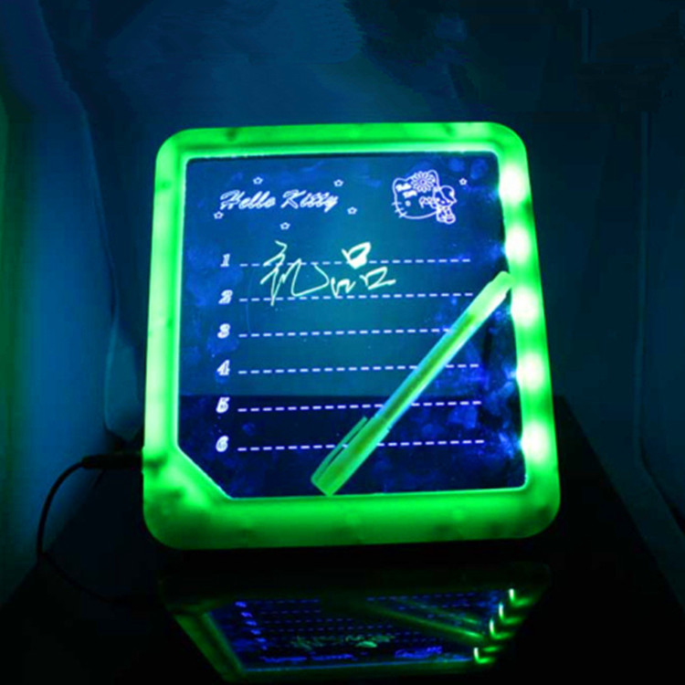 LED电子荧光板 创意广告板发光板 厂家直销留言发光板手写荧光板1