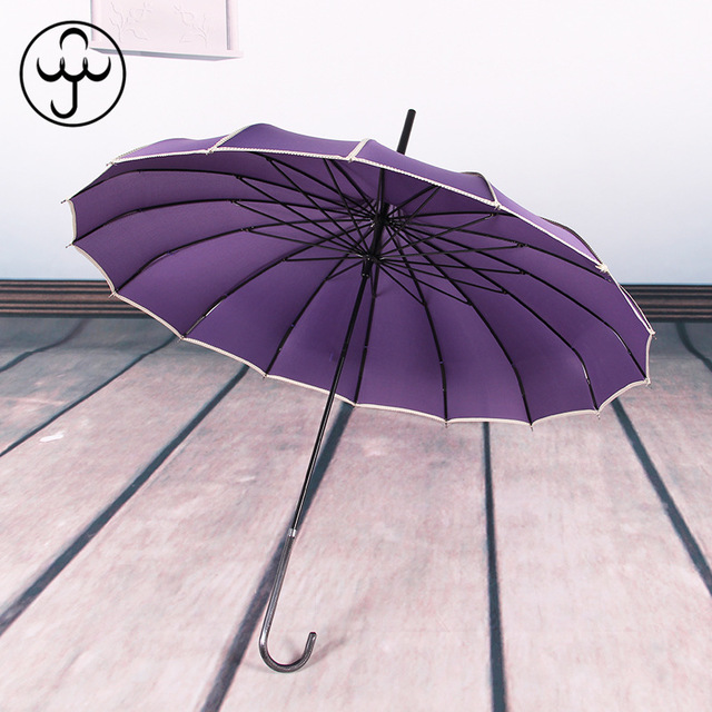 宝塔伞包边直杆单点点包边长柄公主 遮阳清新创意摄影复古晴雨伞4