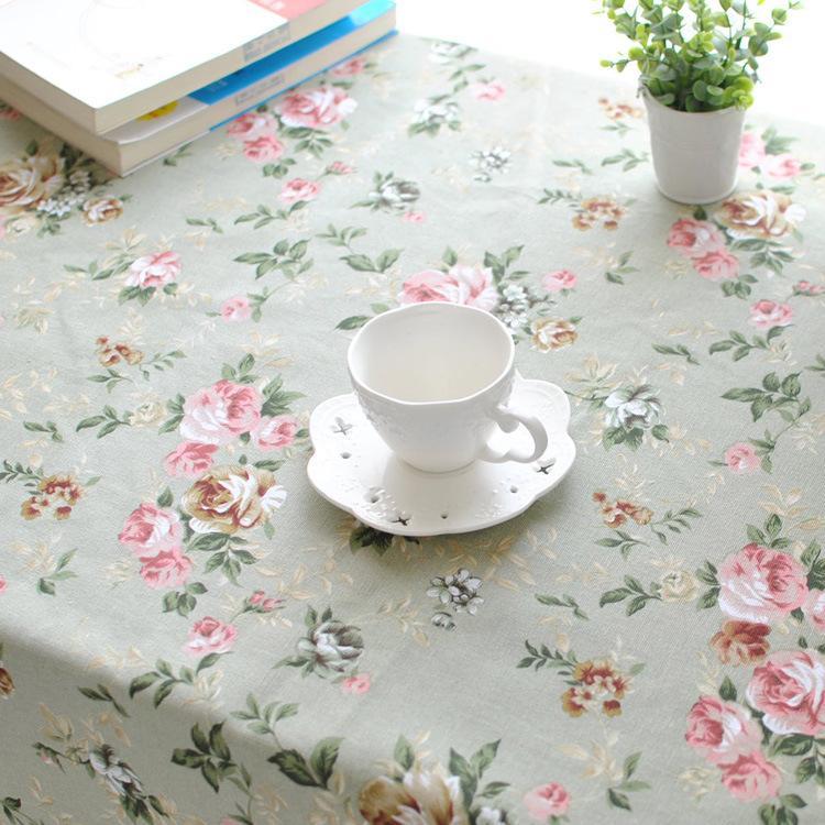 台布欧式茶几布 田园风加厚帆布桌布餐桌布 台布、桌布、桌椅套件 春夏新款3