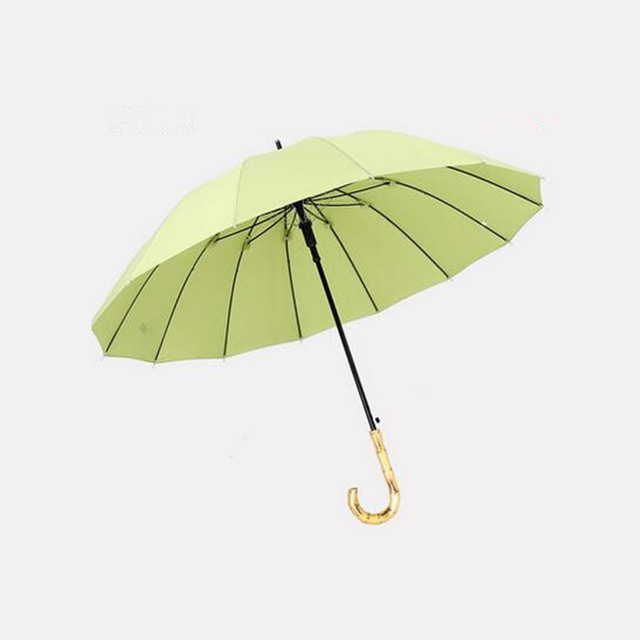庭院伞 日本系马卡龙纯色长柄雨伞创意小清新全自动晴雨伞1