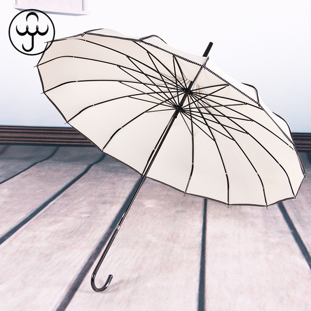 宝塔伞包边直杆单点点包边长柄公主 遮阳清新创意摄影复古晴雨伞1