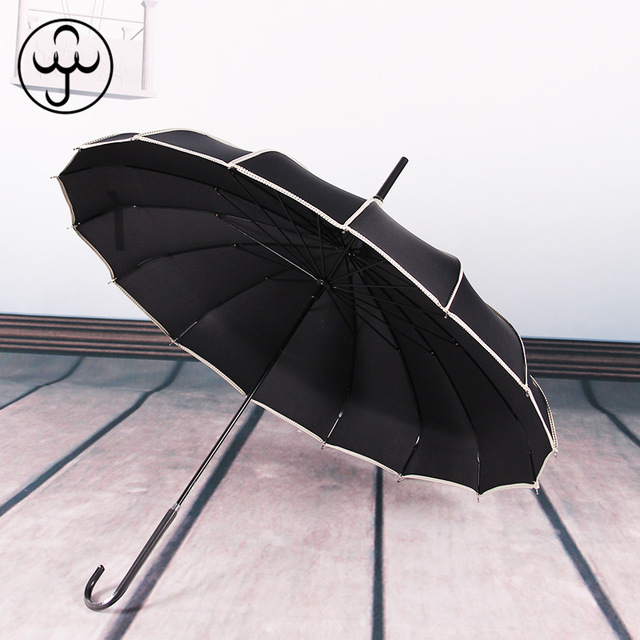 宝塔伞包边直杆单点点包边长柄公主 遮阳清新创意摄影复古晴雨伞3