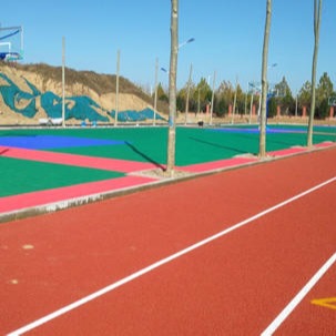 体育江苏无锡地板厂家 学校篮球场地板篮球场运动地板悬浮拼装地板红10