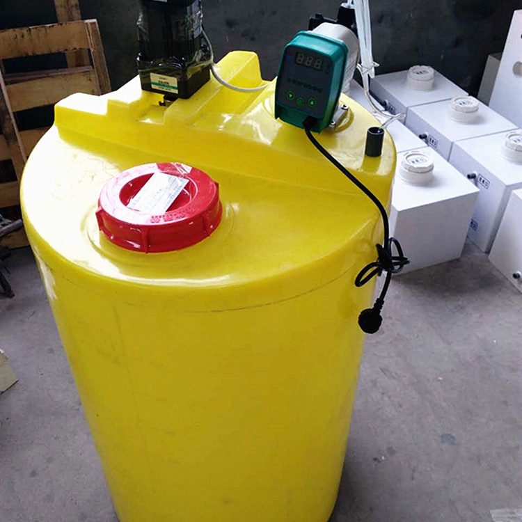 空调循环水酸碱PH絮凝剂PACPAM加药搅拌一体机器 全自动加药装置2