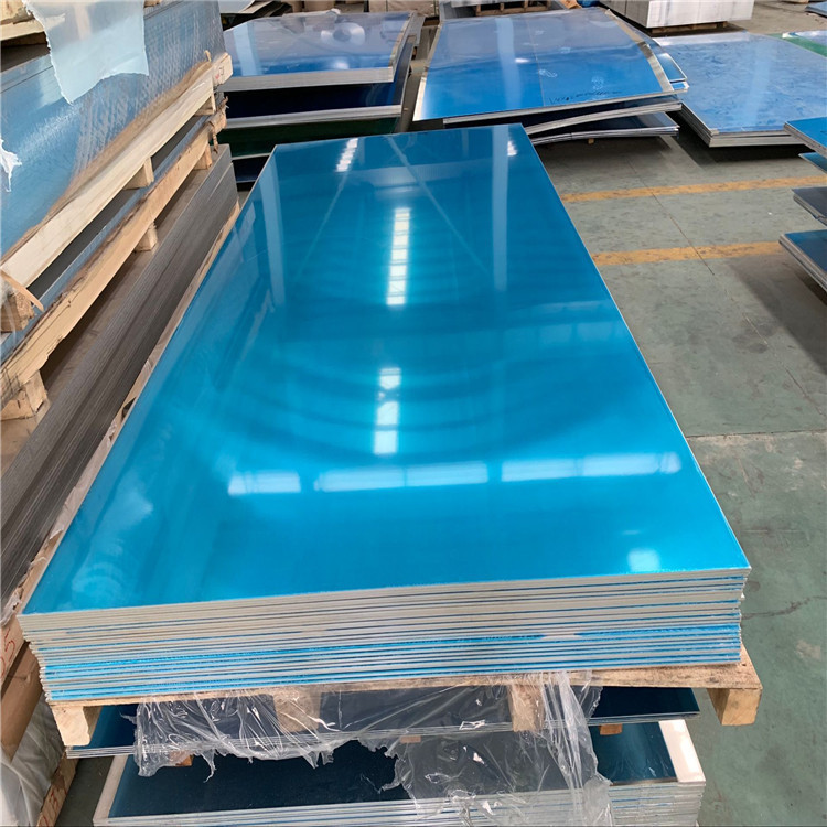 合金铝板 5052覆膜铝板 规格长度可定制 睿铭铝业 铝板贴膜厂家5