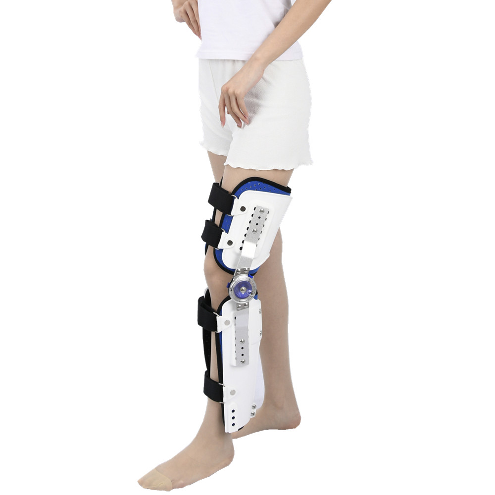 康奇医疗厂家可调膝踝护具膝关节截瘫行走固定支具股骨骨折护具胯部术后固定护具1
