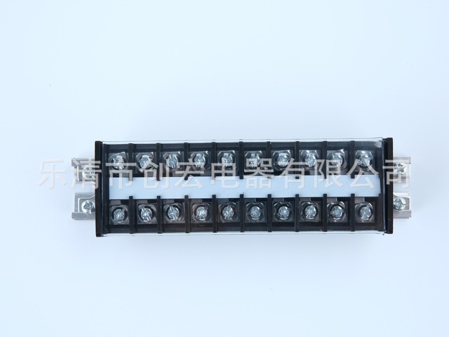 创宏 接线盒专用端子排TD-2010 接线端子 接线排20A10位接线柱1