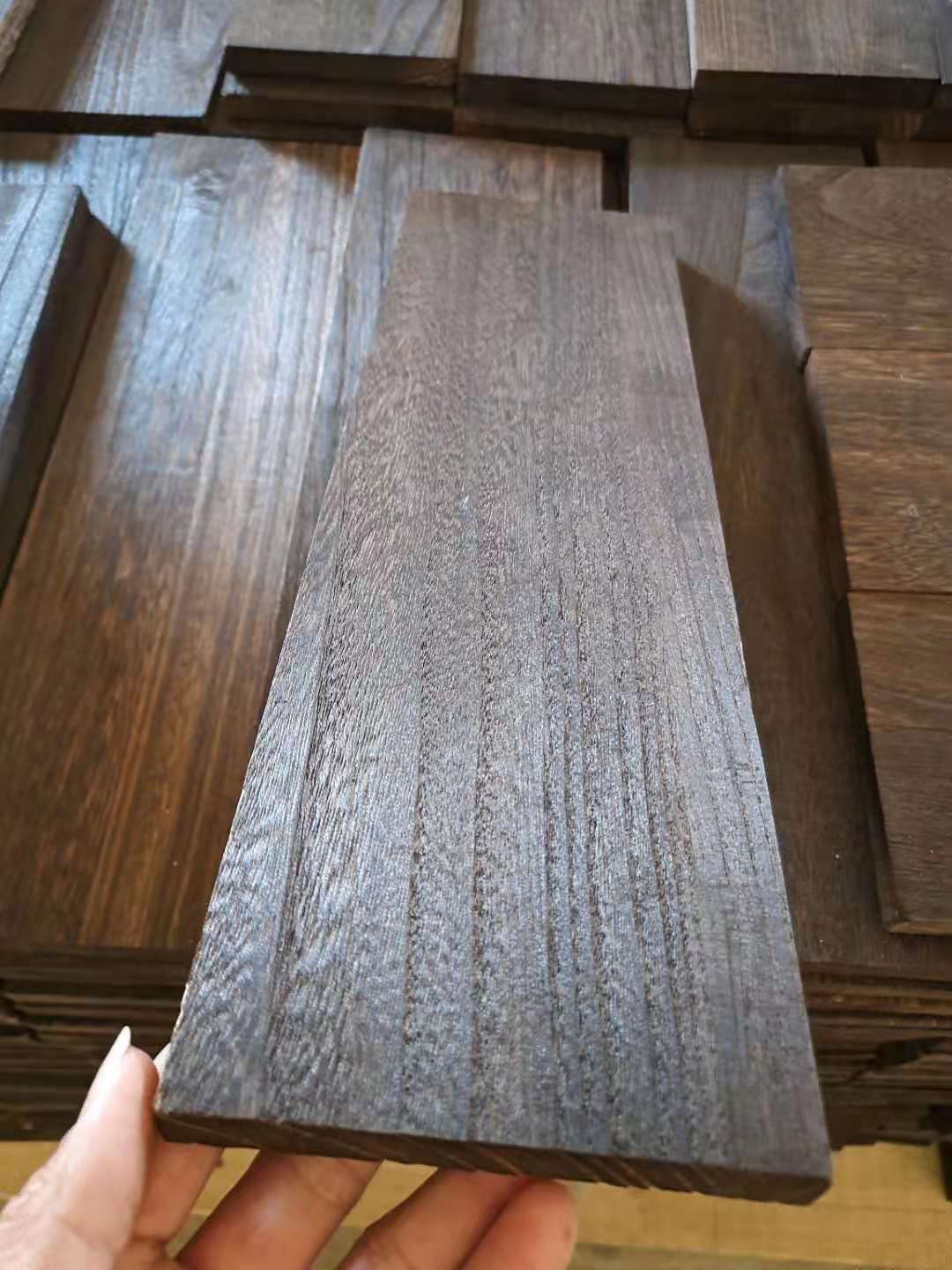 做旧仿古炭烧实木拼板轻烧重烧装饰板隔板 木板材8