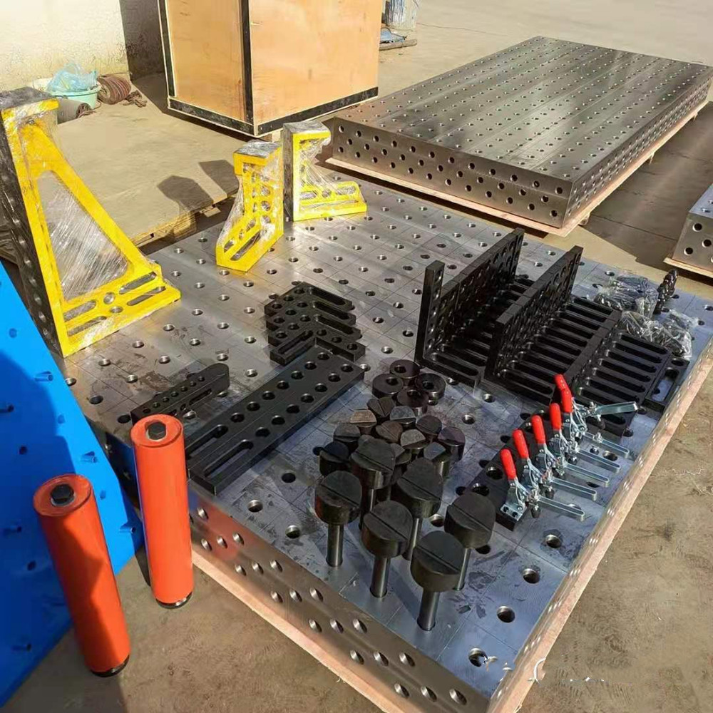 铸铁焊接平台 机器人焊接工作台 三维柔性焊接平台 宝都工量具6