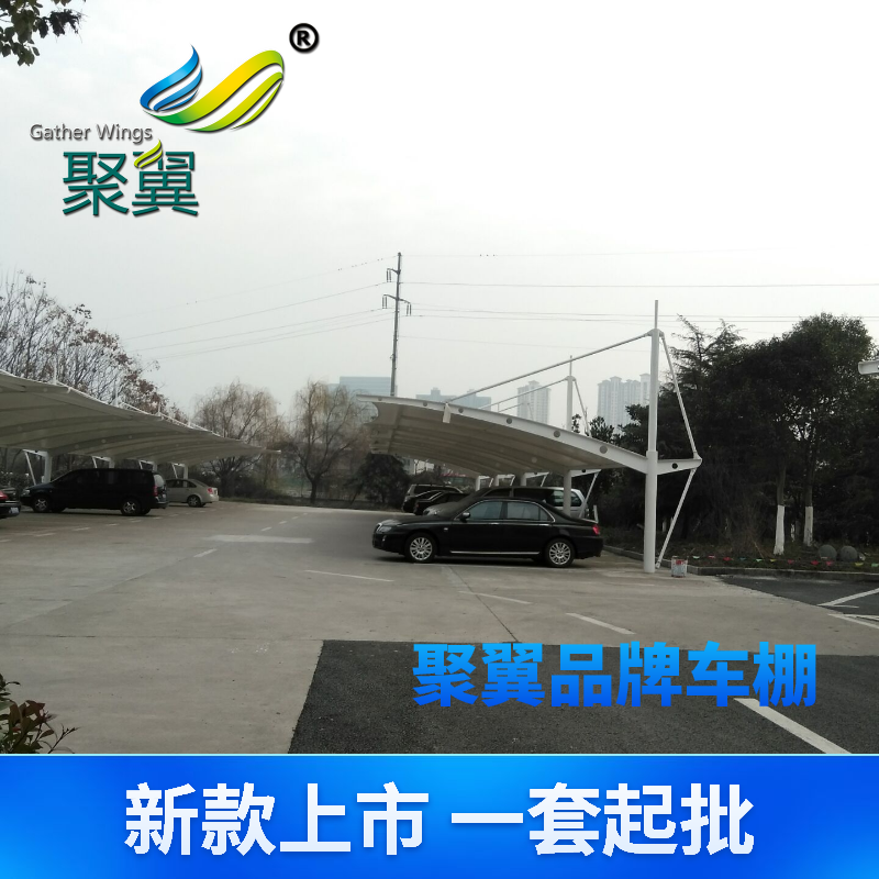 重庆自行车膜结构停车棚厂家直销学校体育看台膜结构 钢结构、膜结构5