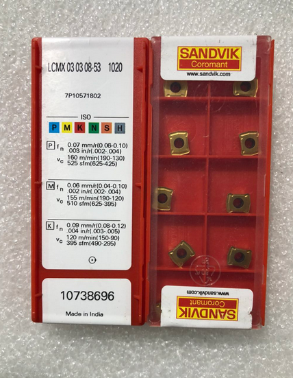 山特维克数控刀片LCMX040304R-WM 1020钻削刀片 瑞典山特维克3