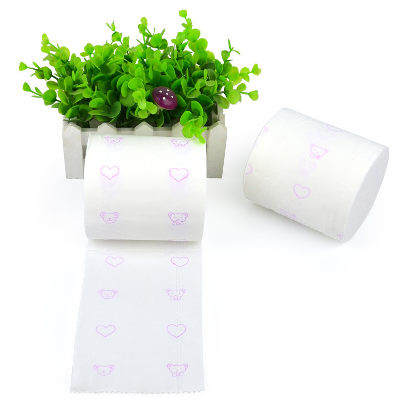 卫生纸卷纸喷浆彩色印花妇婴家用1680克12卷四层厕纸1