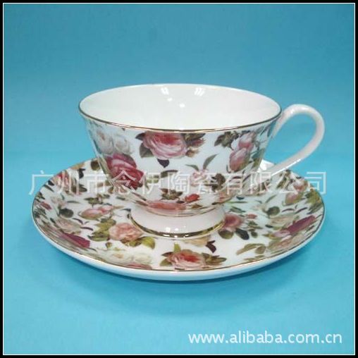 厂家直销订制或批发 供应骨瓷咖啡杯 陶瓷咖啡杯 陶瓷杯碟1