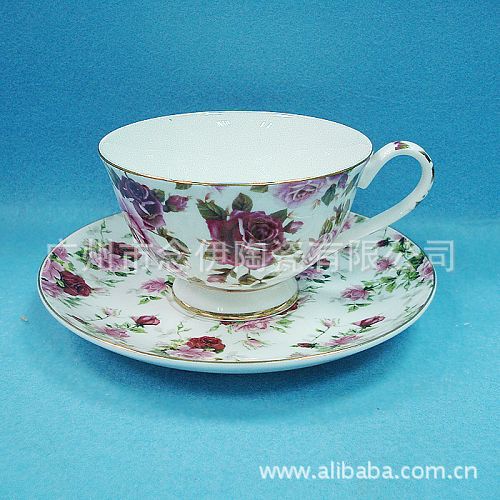 厂家直销订制或批发 供应骨瓷咖啡杯 陶瓷咖啡杯 陶瓷杯碟